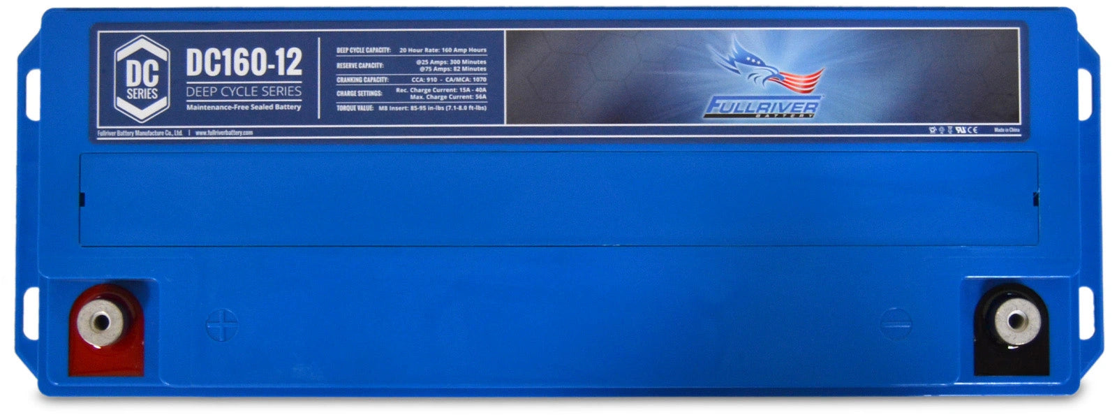 DC Series DC160-12 AGM battery from Fullriver Battery