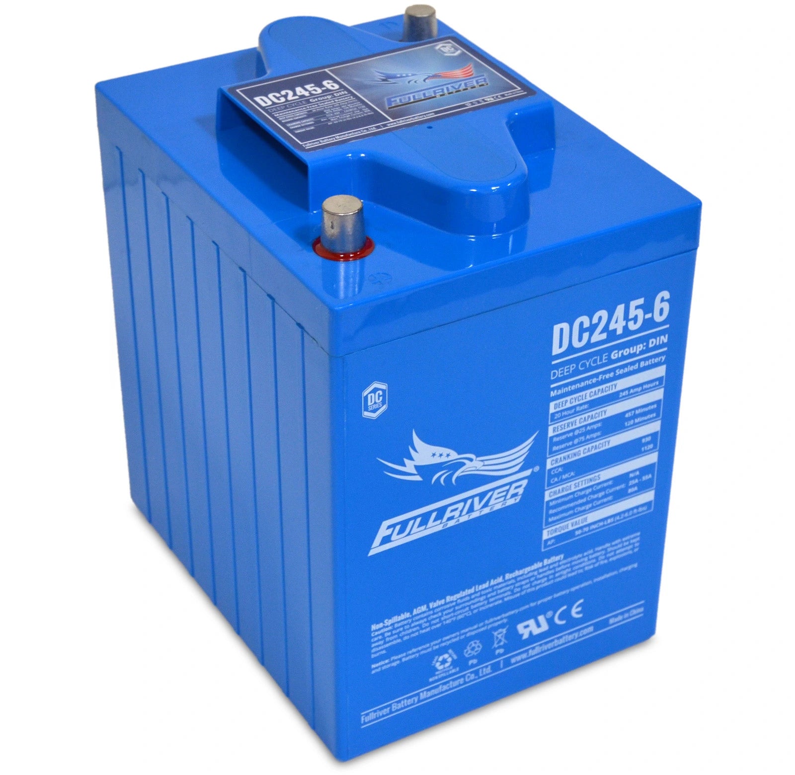 DC Series DC245-6 AGM battery from Fullriver Battery