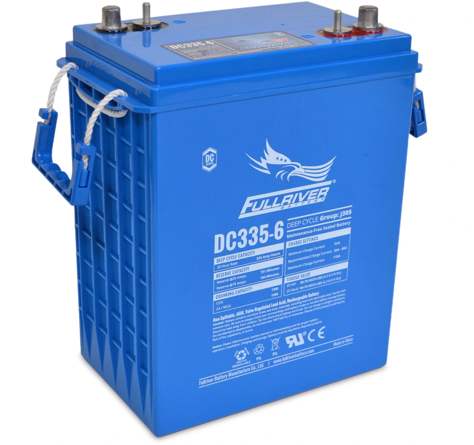 DC Series DC335-6 AGM battery from Fullriver Battery