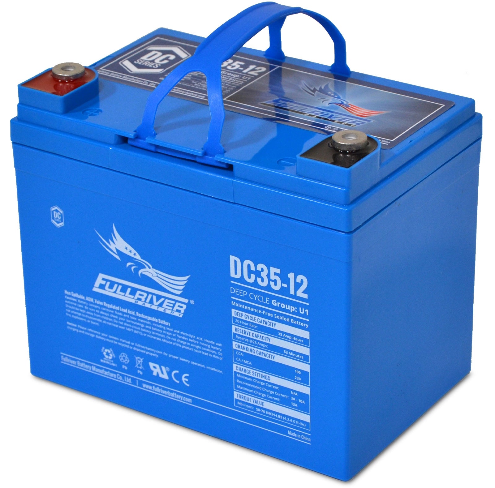 DC Series DC35-12 AGM battery from Fullriver Battery