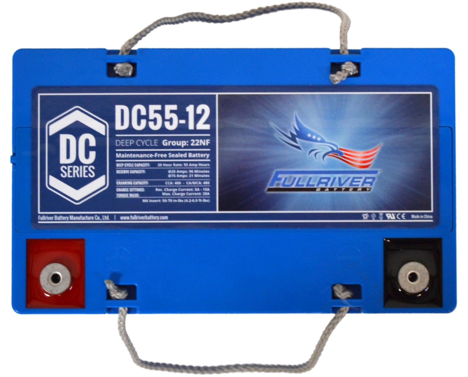 DC Series DC55-12 AGM battery from Fullriver Battery