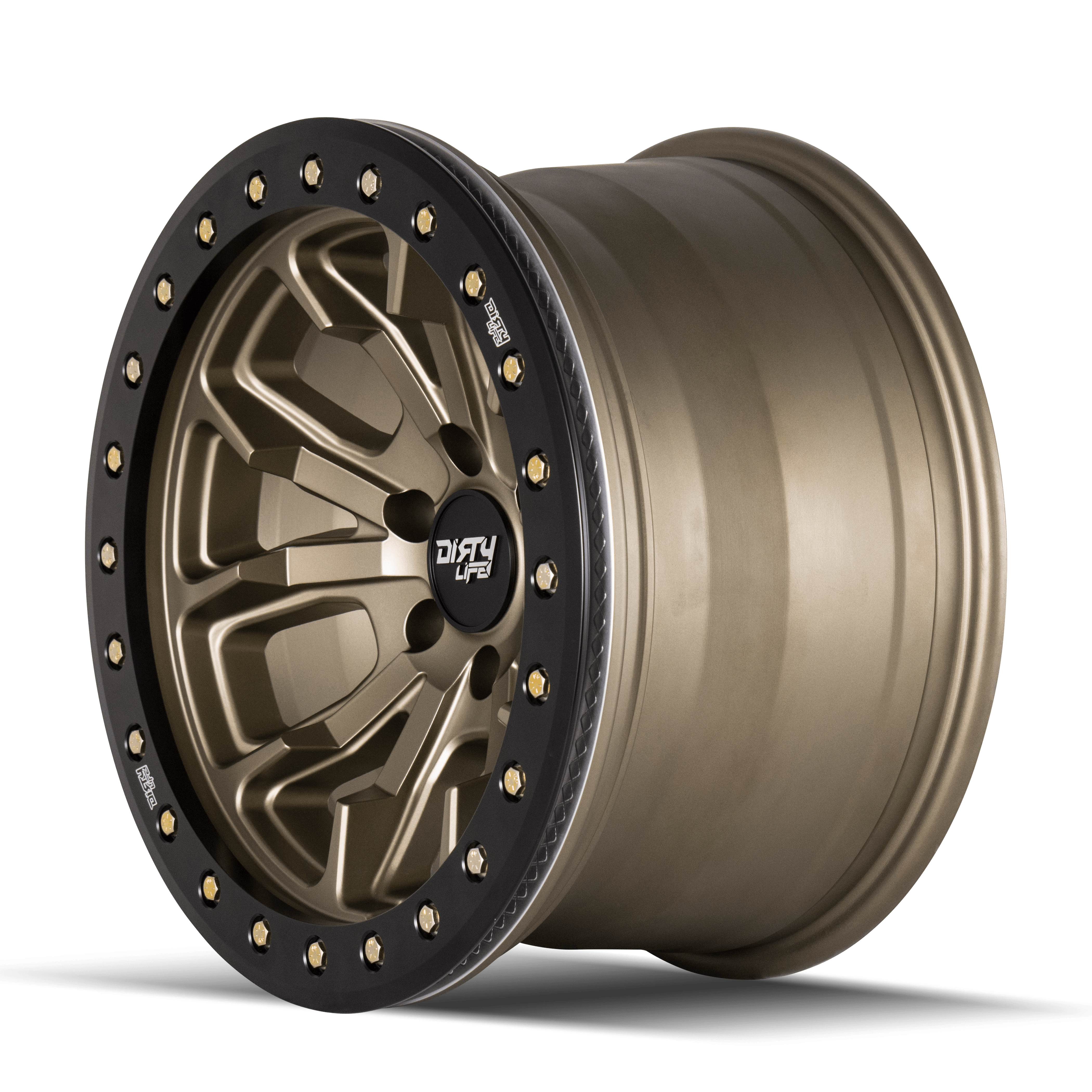 DIRTY LIFE DIRTY LIFE DT-1 9303 SATIN GOLD W/SIMULATED RING 17X9 6-139.7 -12MM 106MM