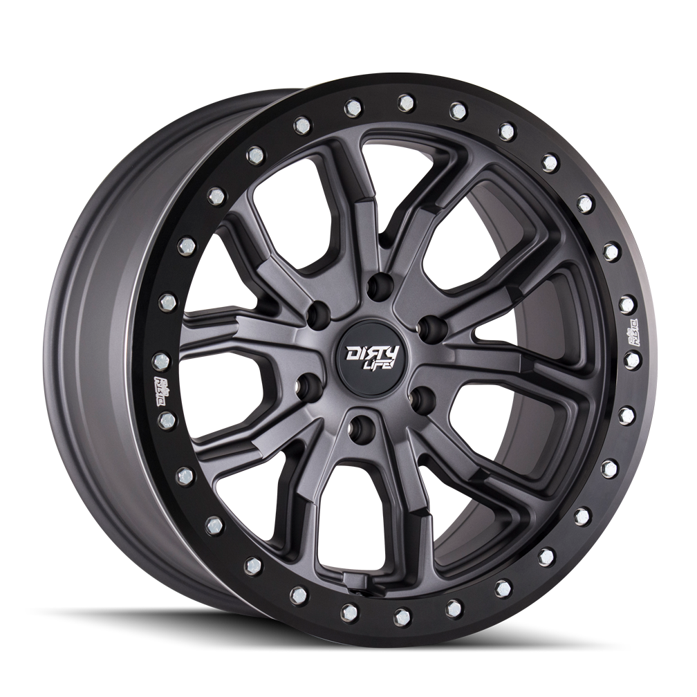 DIRTY LIFE DIRTY LIFE DT-1 9303 SATIN GUNMETAL 17X9 6-139.7 -12MM 106MM