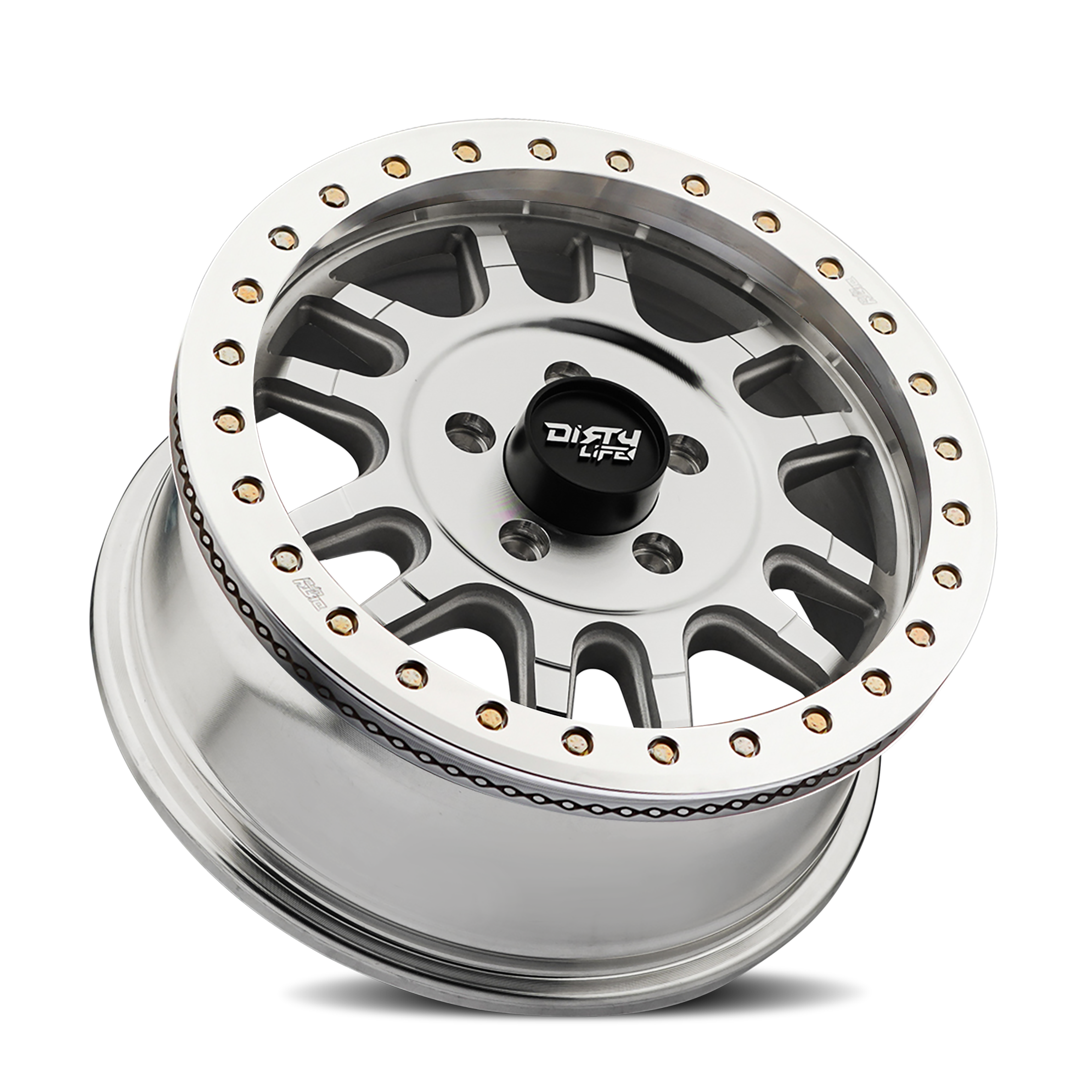 DIRTY LIFE DIRTY LIFE CANYON PRO 9309 MACHINED WITH SILVER WINDOW 17X9 6x139.7 0MM 106MM