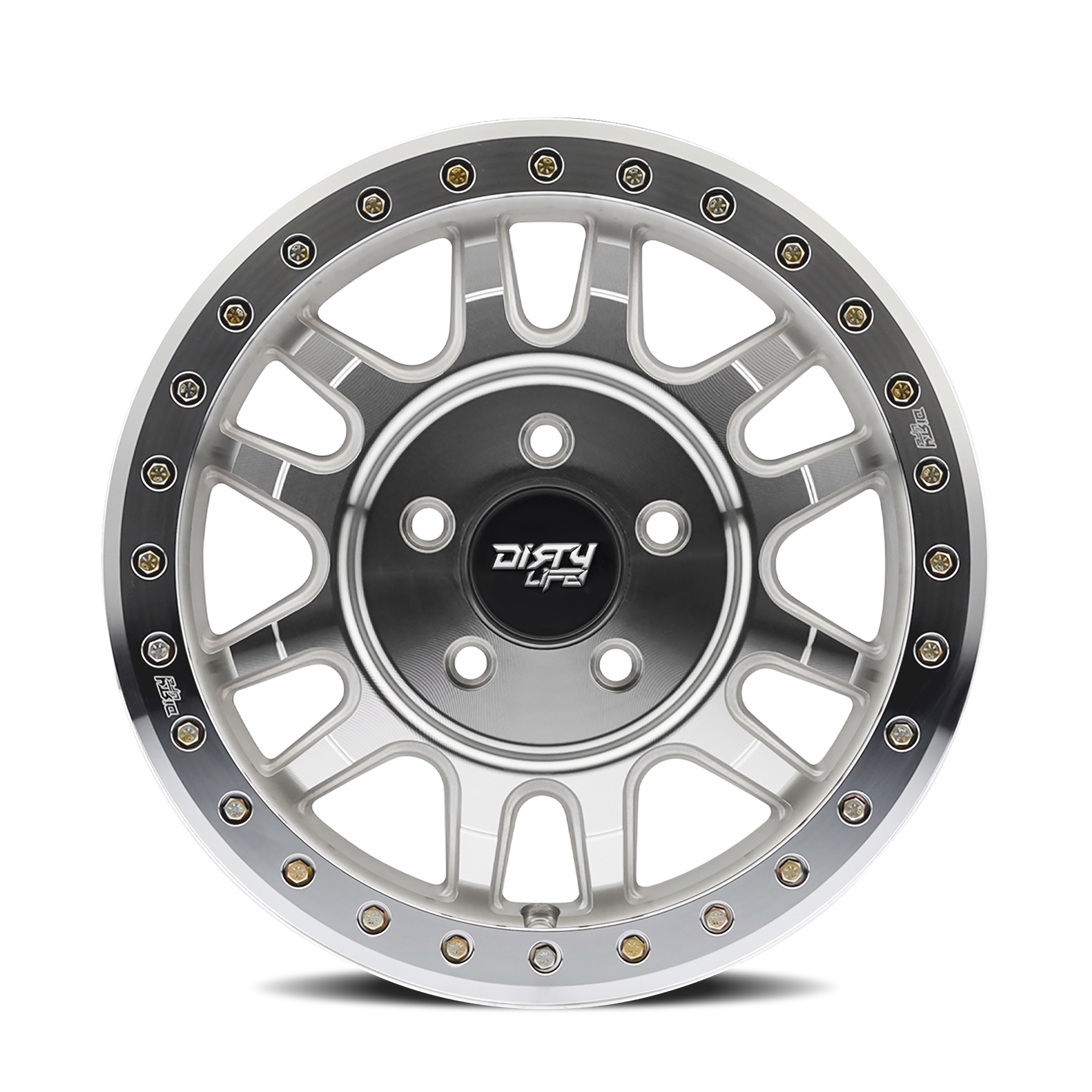 DIRTY LIFE DIRTY LIFE CANYON PRO 9309 MACHINED WITH SILVER WINDOW 17X9 6x139.7 -12MM 106MM