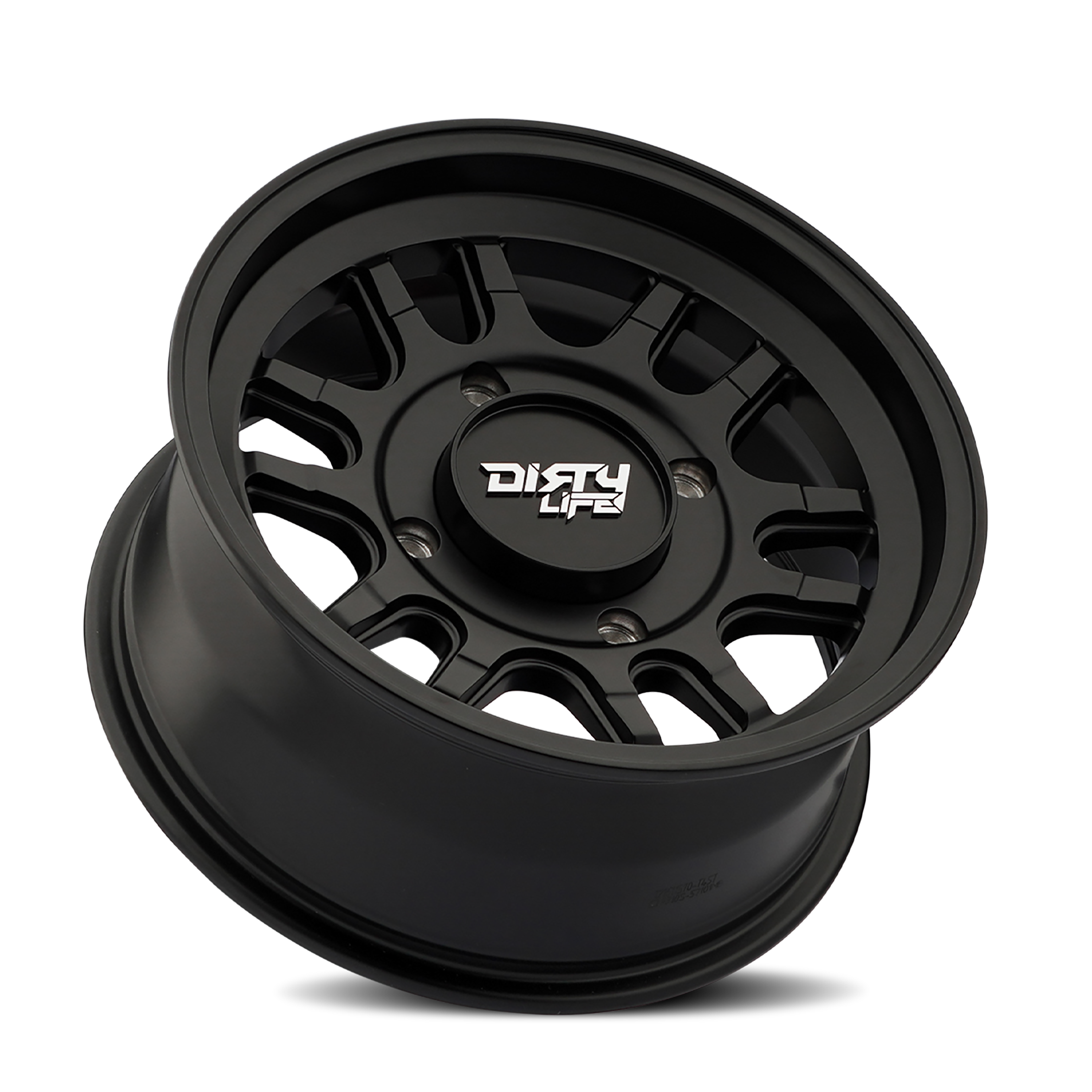 DIRTY LIFE DIRTY LIFE CANYON SPORT SXS 9310S MATTE BLACK 15X7 BLANK 13MM 106.25MM