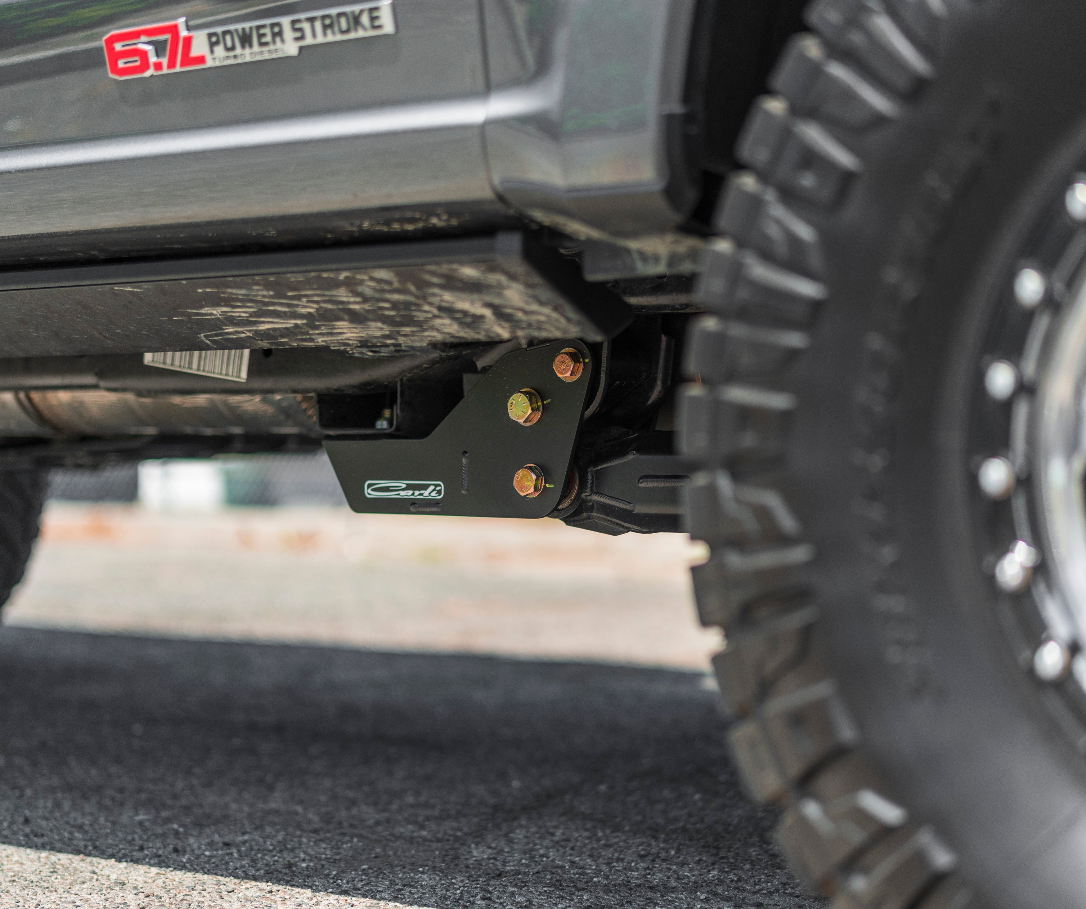 Carli Suspension 2023+ Ford F250/350 4X4 Level Height Radius Arm Drops