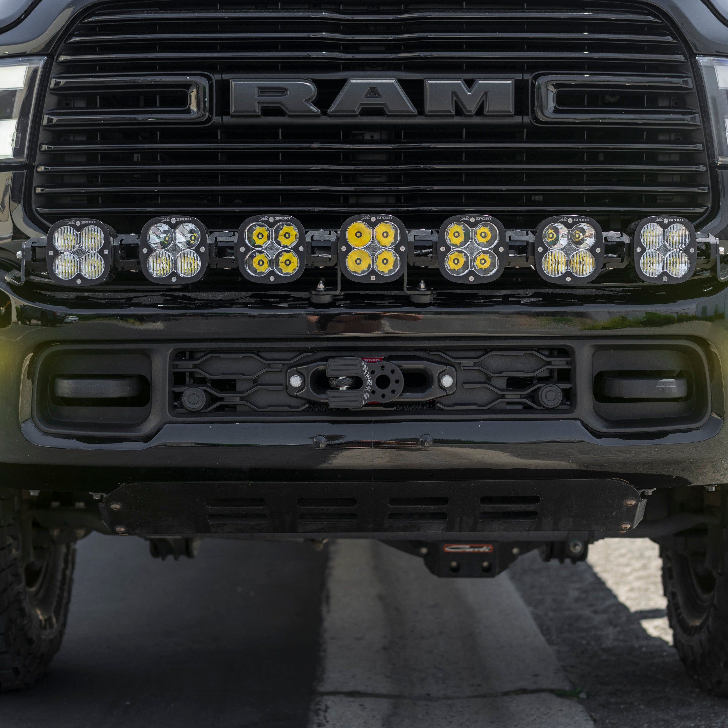 Vice Design Hidden Winch Mount 2019-2025 Ram 2500/3500 6.7 Cummins