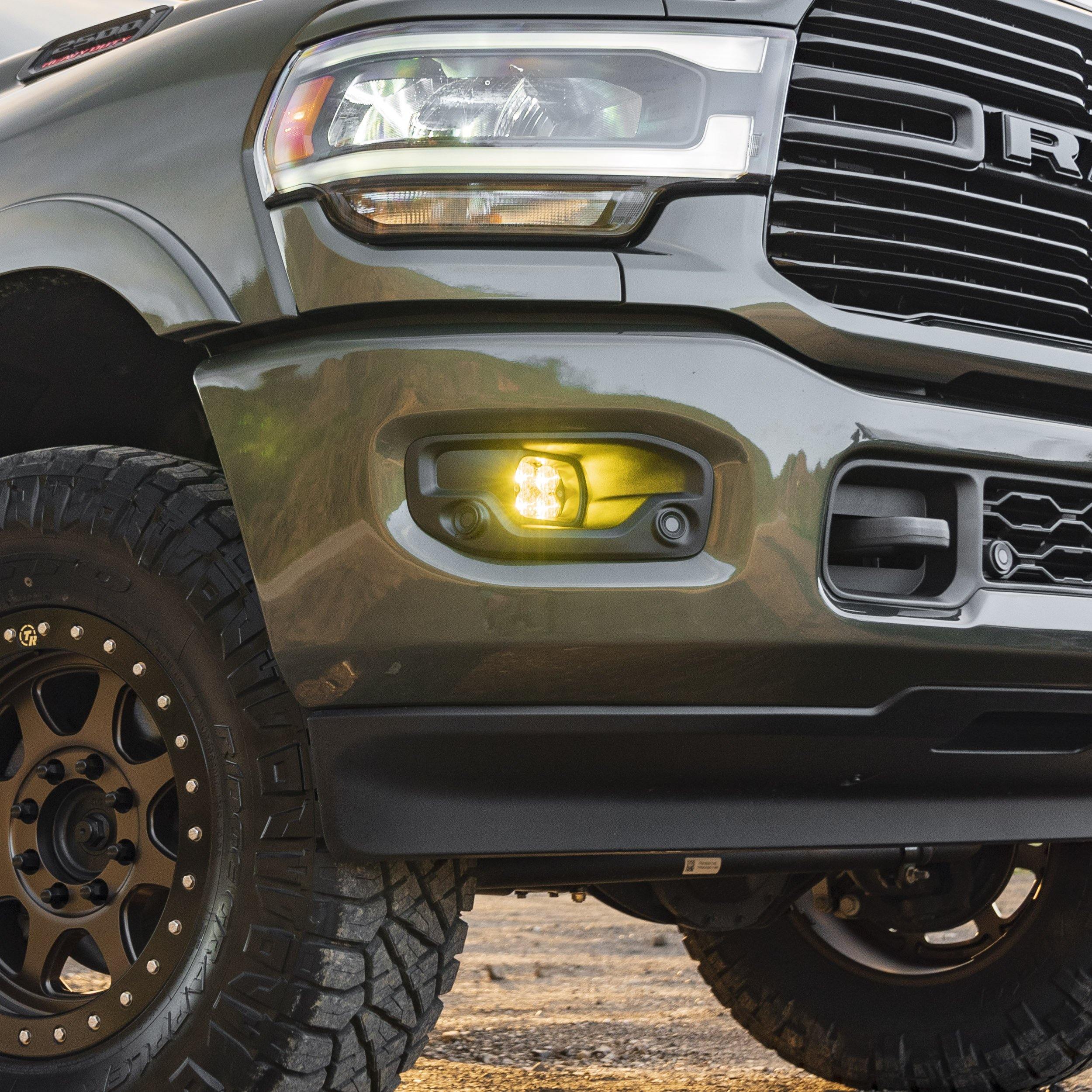 Baja Designs 5th Gen 2019-2024 Ram 2500/3500 Laramie / Limited / Power Wagon Baja Designs Squadron Fog Light Kit