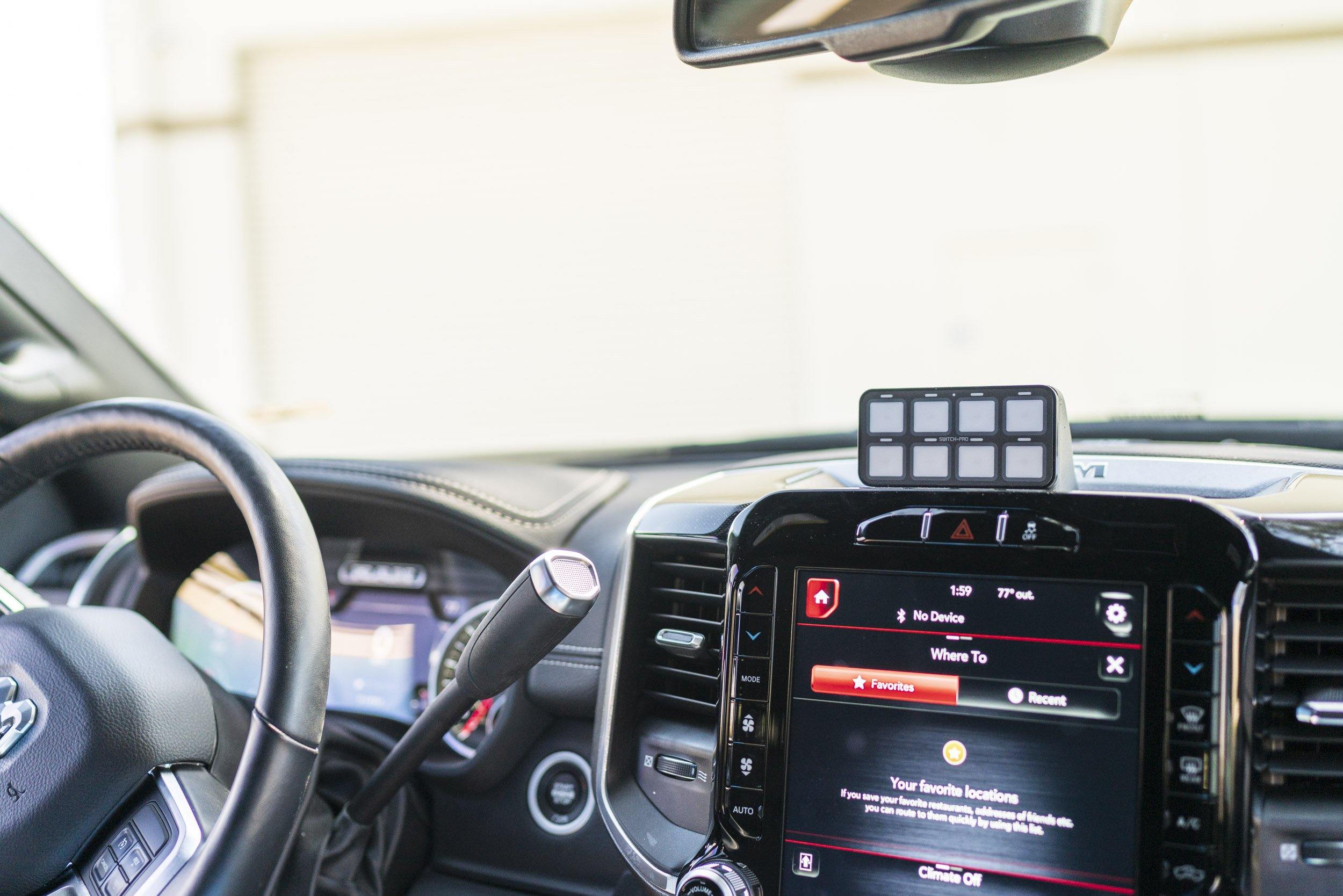 CJC Built 2019-2024 Ram Switch Pros Dash Mount & Switch Pros Package