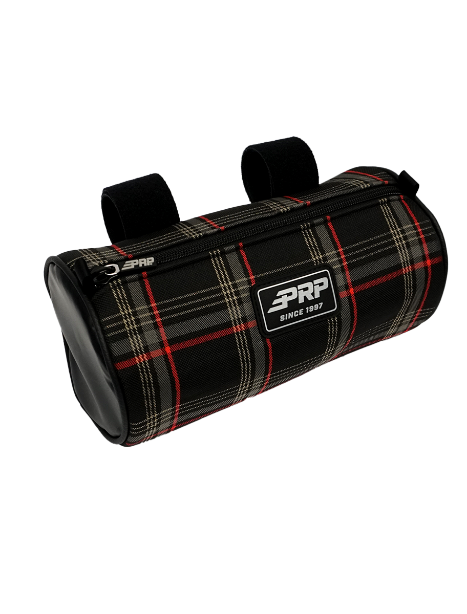 Buggy Bag, Black & Red Plaid