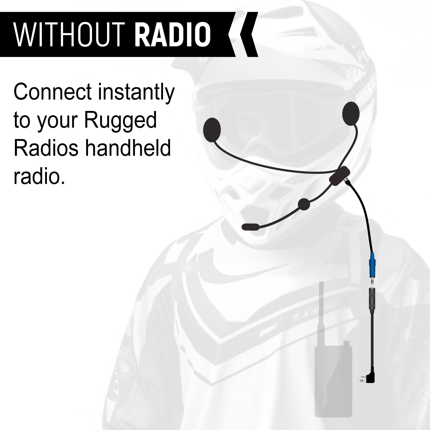ENDURO Moto Kit - Includes Helmet Kit and Compact Harness Cable