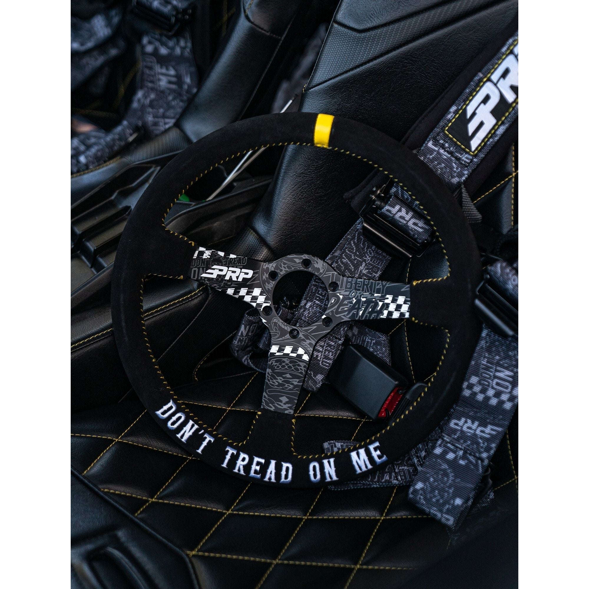 Don't Tread On Me Deep Dish Steering Wheel
