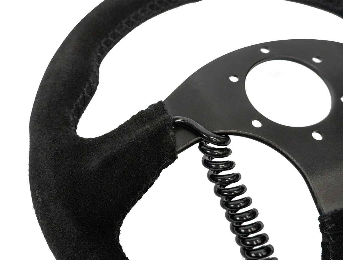 Comp-R Suede Steering Wheel, Black