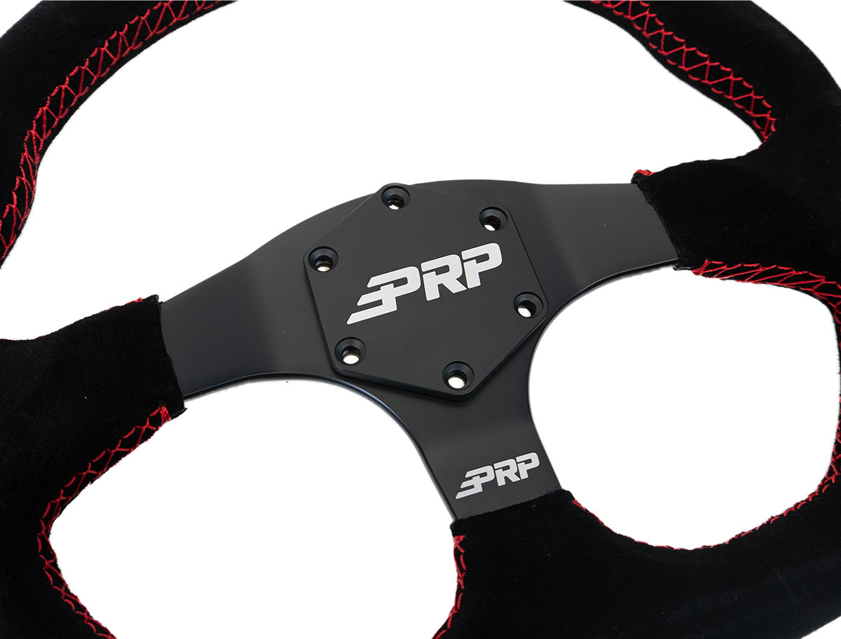 Comp-R Suede Steering Wheel, Black