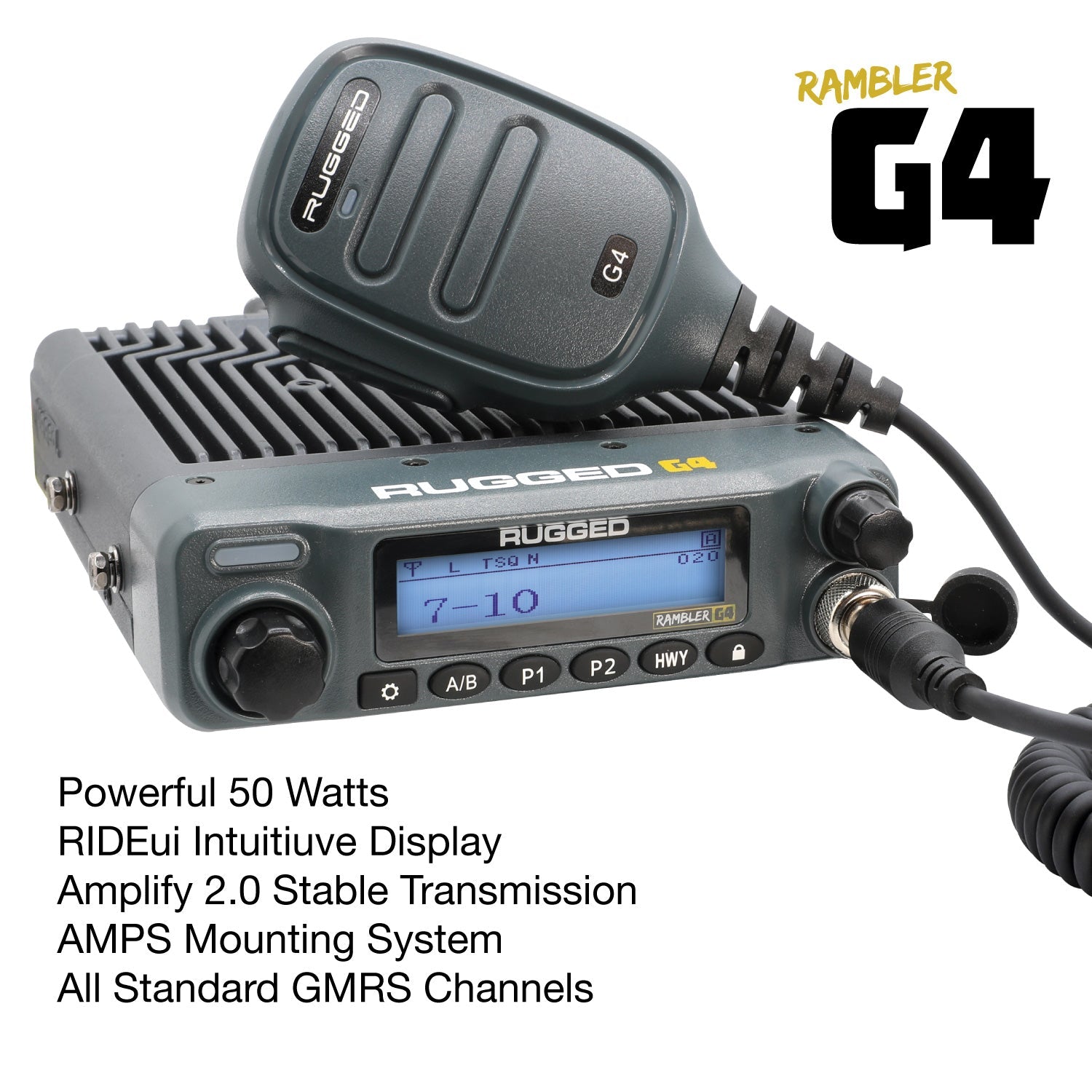 Ford Ranger Two-Way GMRS Mobile Radio Kit - 41 Watt - G1 Waterproof