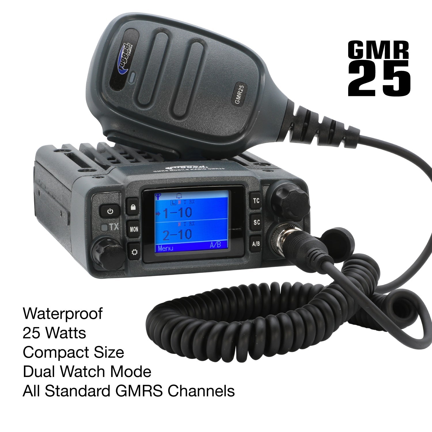 Toyota Tacoma 4Runner Sequoia Lexus Two-Way GMRS Mobile Radio Kit