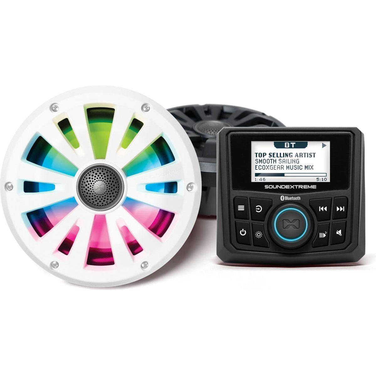 Marine Gauge Radio + 6.5" Speaker Kit