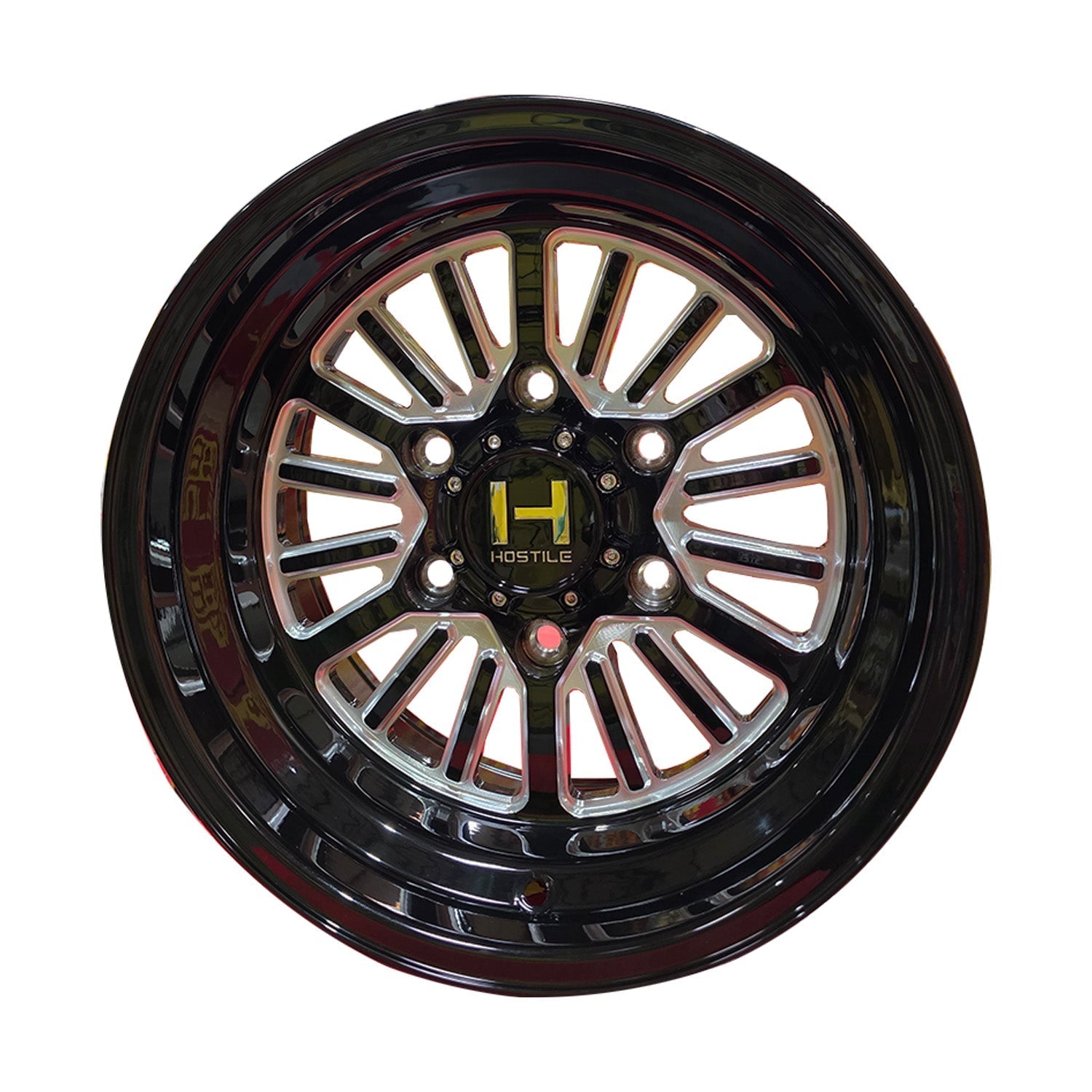 HF127 Hostile UTV Forged Wheel (Gloss Black/Blade Cut)