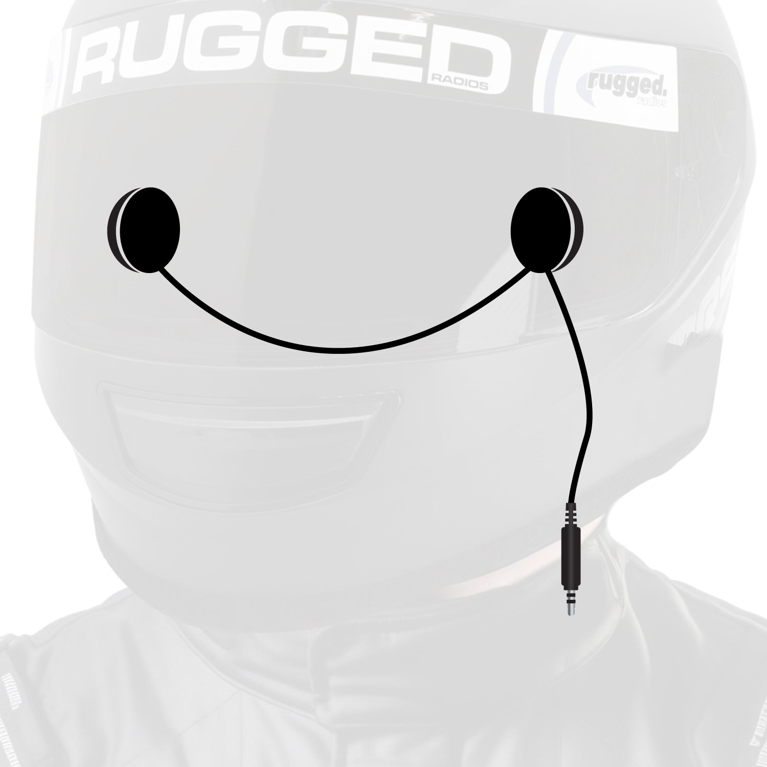 In-Helmet Speakers with 3.5mm Plug