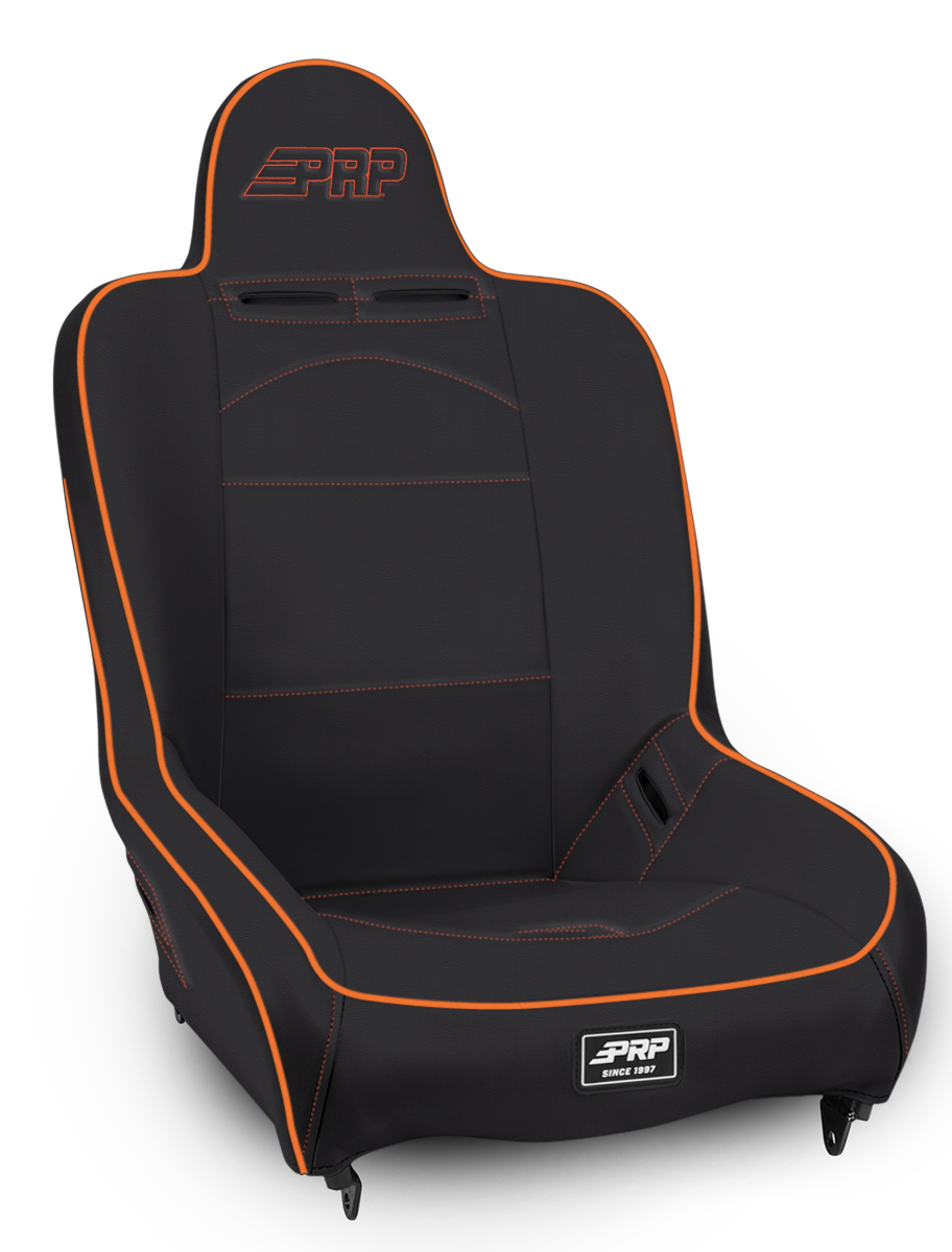 Premier High Back Suspension Seat; Black Vinyl
