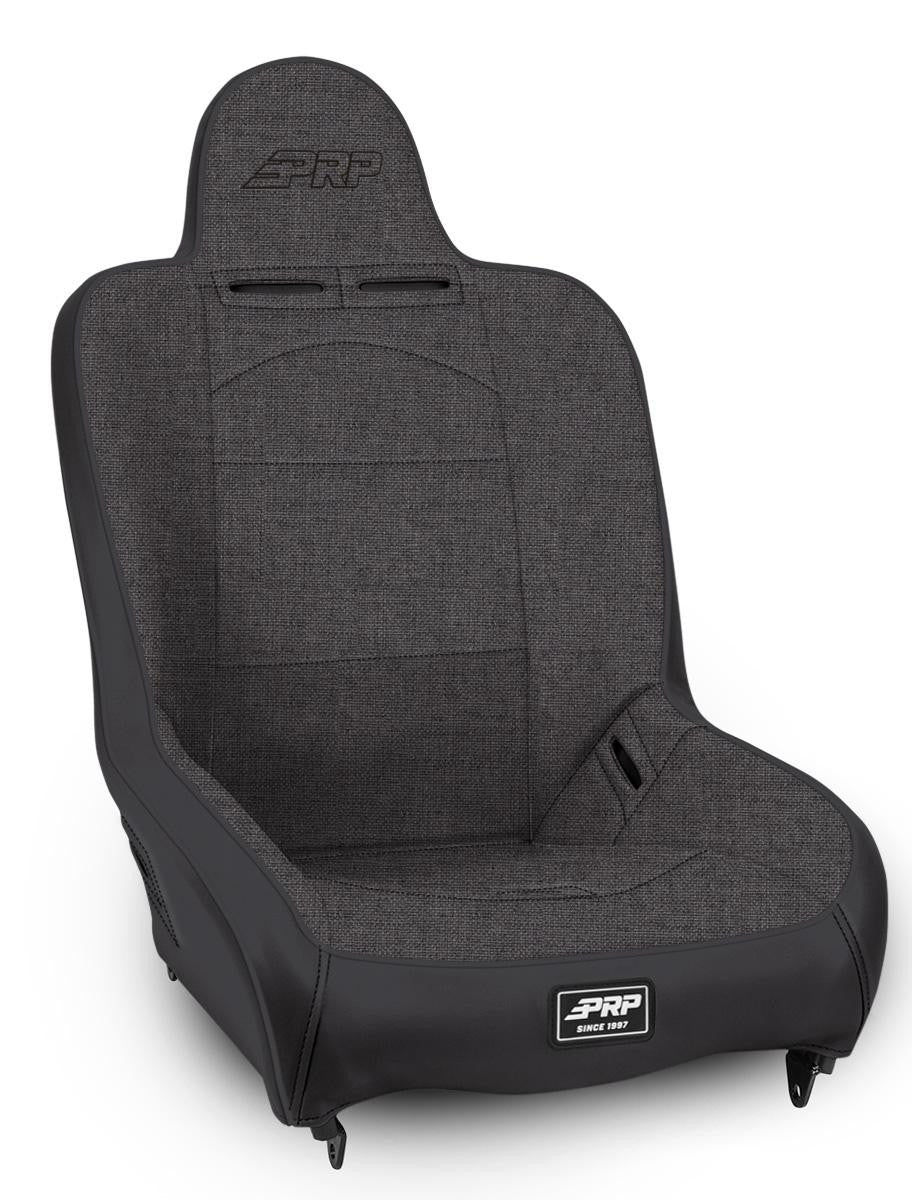 Premier High Back Suspension Seat; All Black Tweed