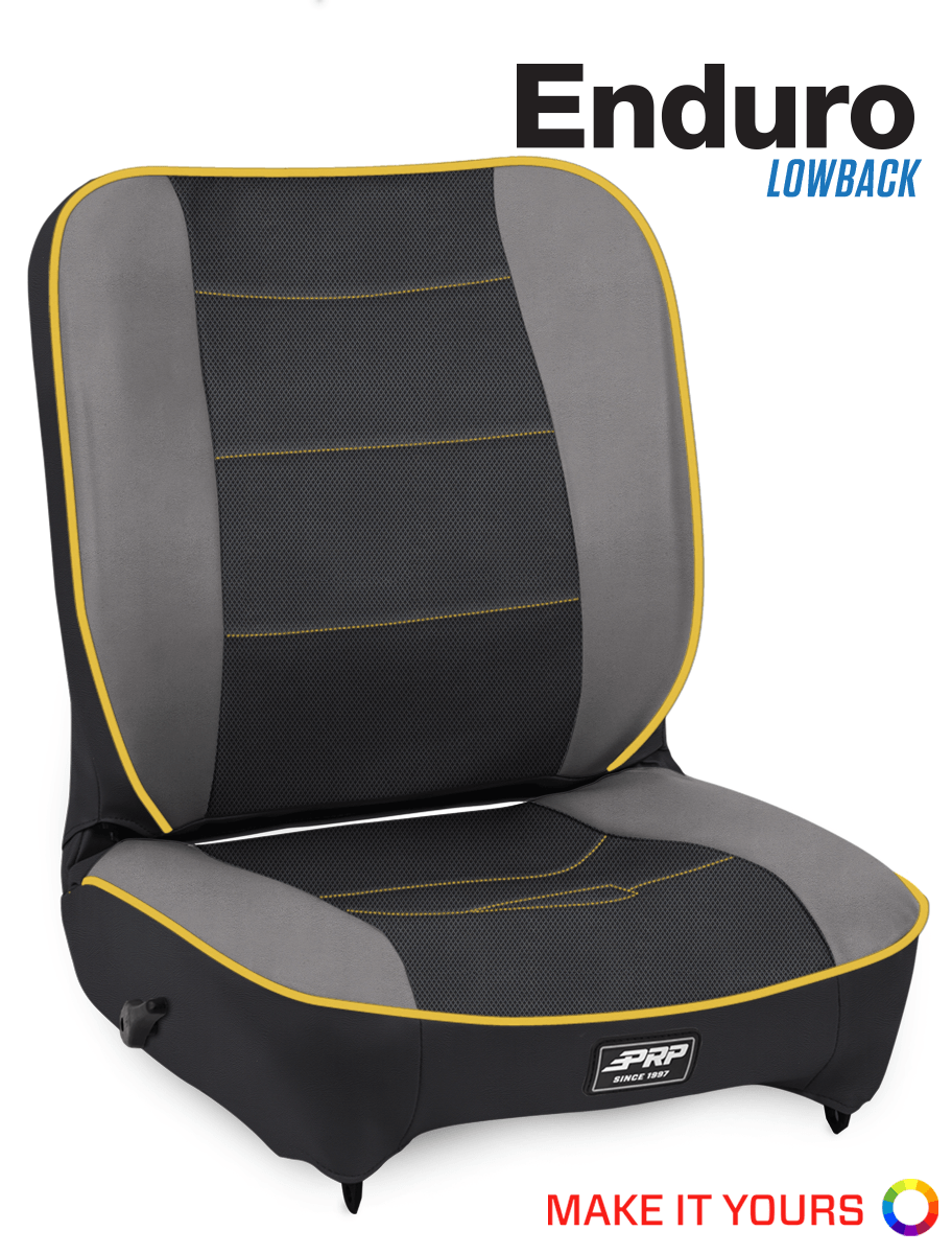Enduro Low Back Reclining, 4" Extra Tall Suspension Seat