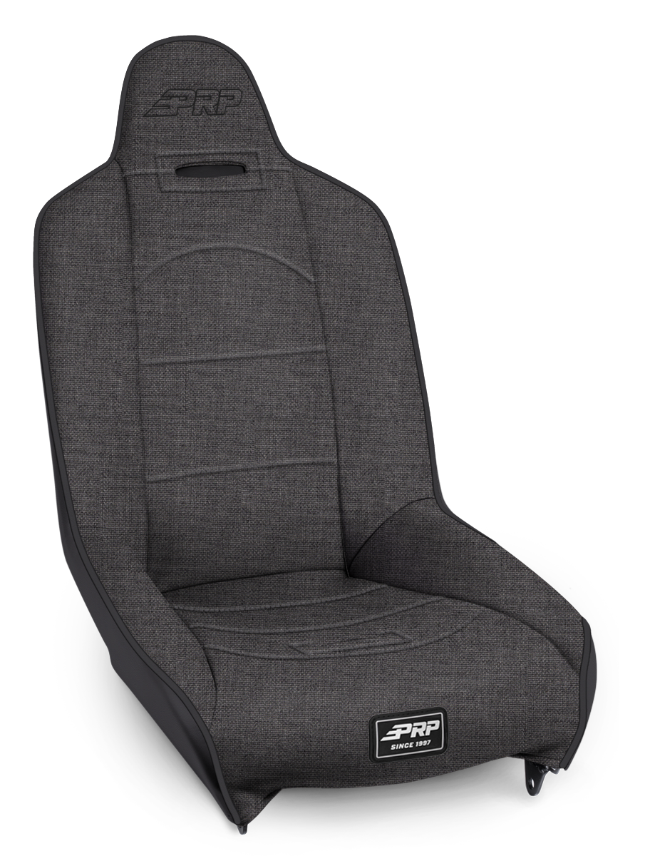 Roadster High Back Suspension Seat; All Black