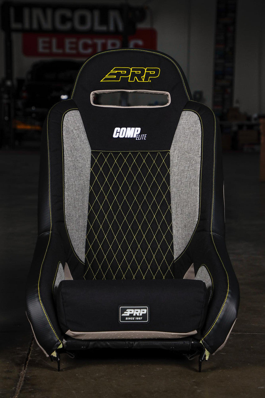 Comp Elite Suspension Seat; Black Vinyl
