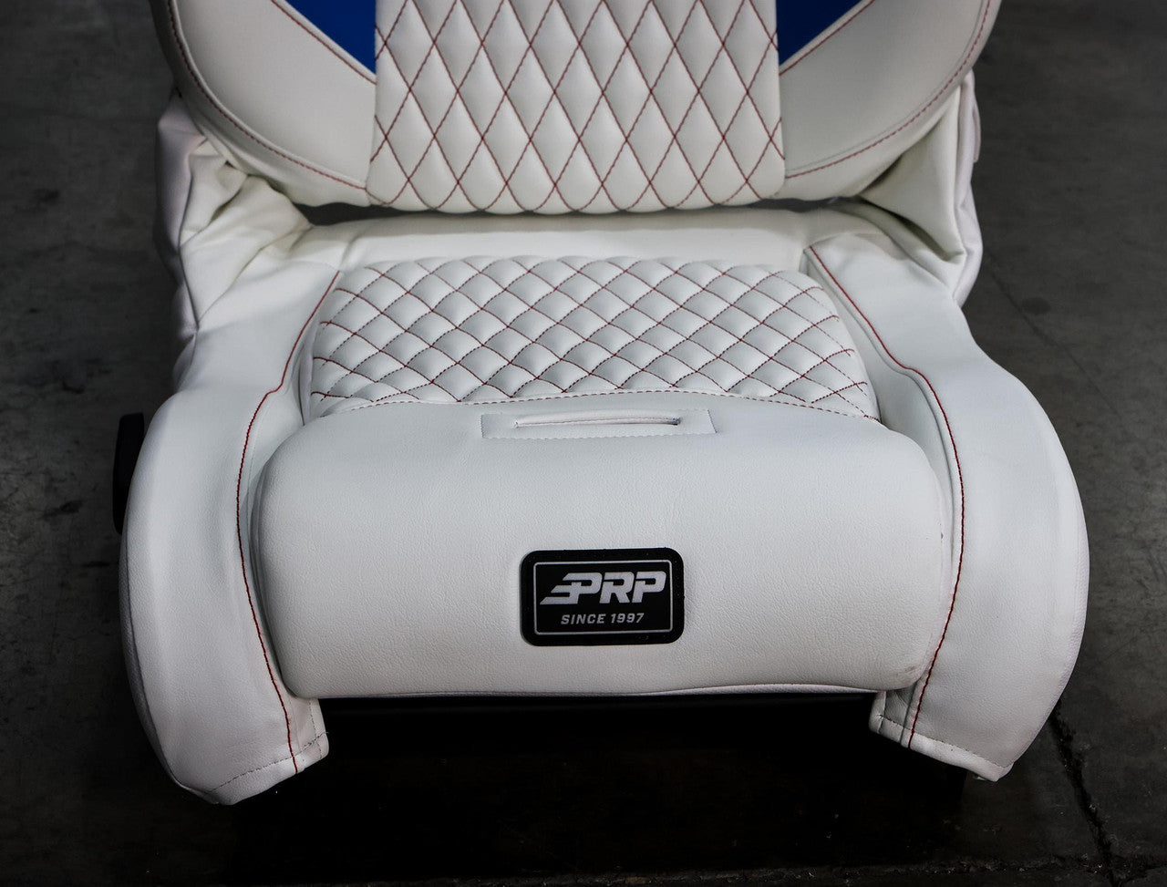 EnduroDaily Reclining Suspension Seat, Black & Orange Tweed