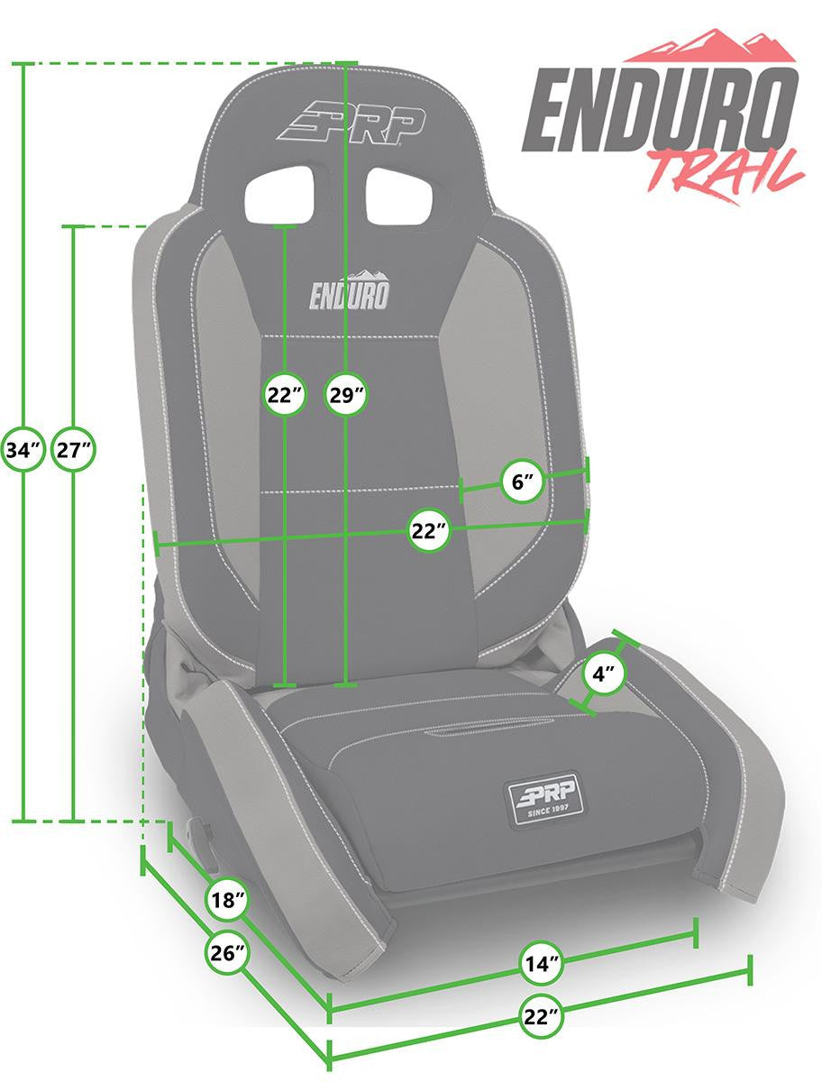 EnduroTrail Reclining Suspension Seat
