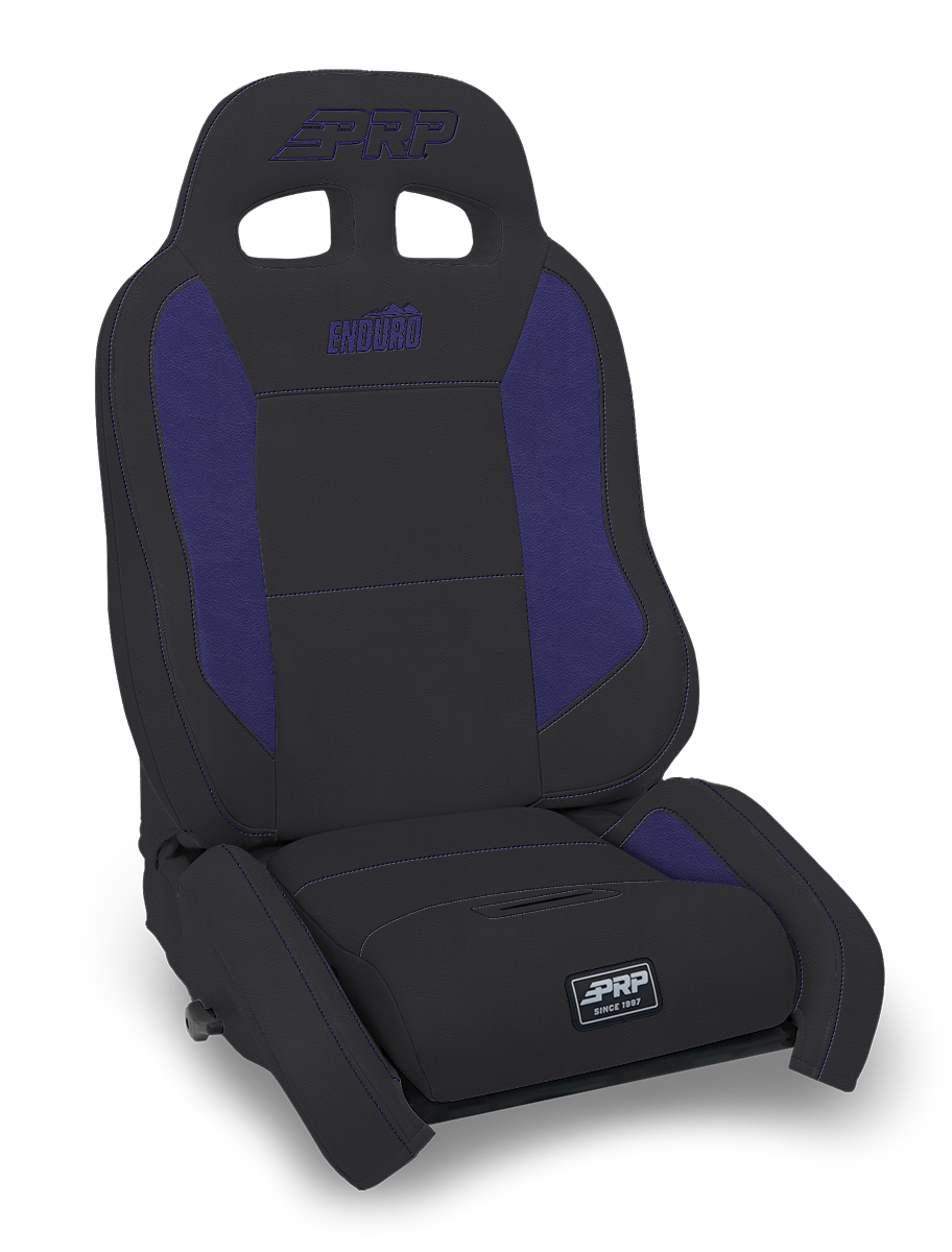 EnduroCrawl Reclining Suspension Seat, Black & Purple Vinyl