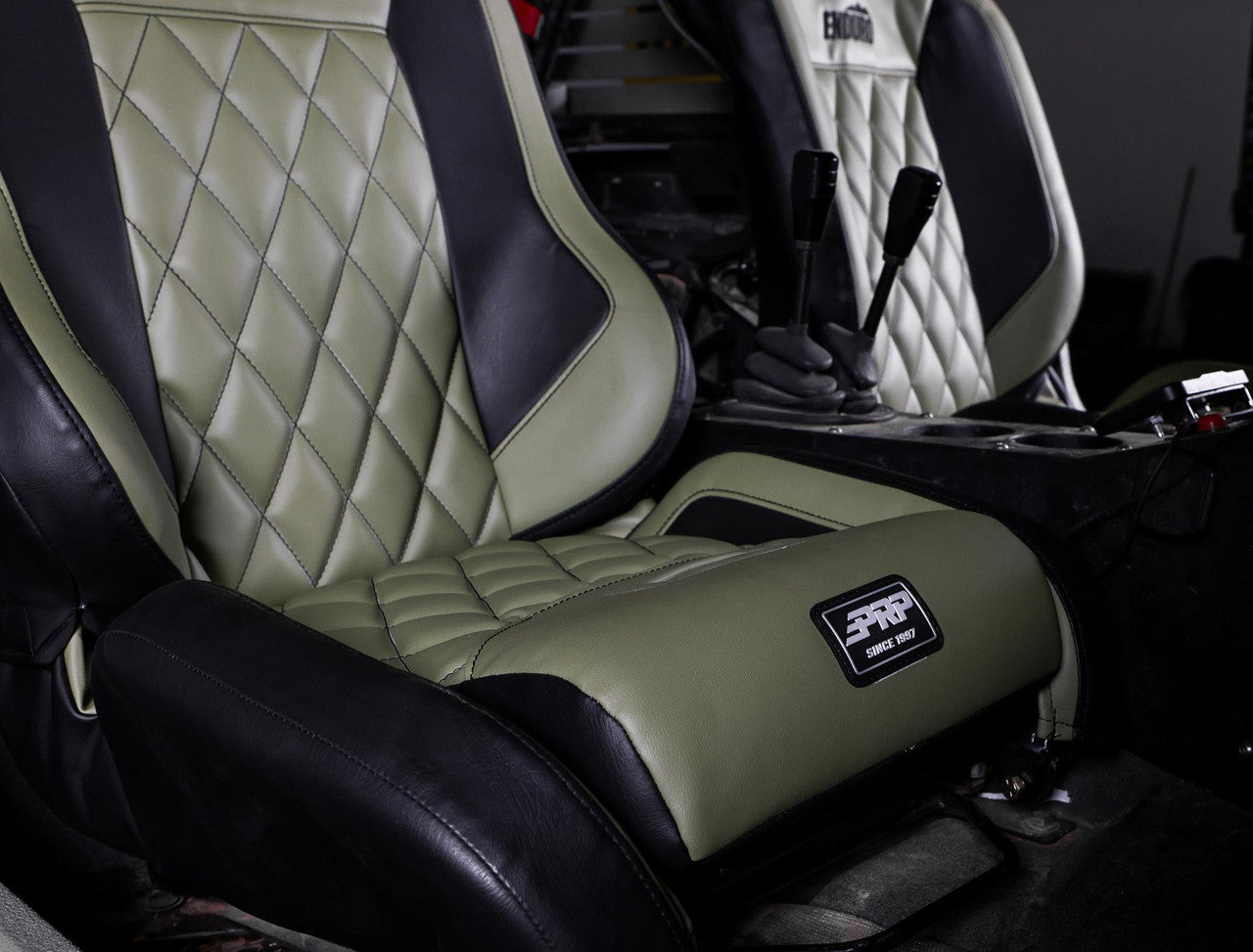 EnduroCrawl Reclining Suspension Seat, Black Tweed