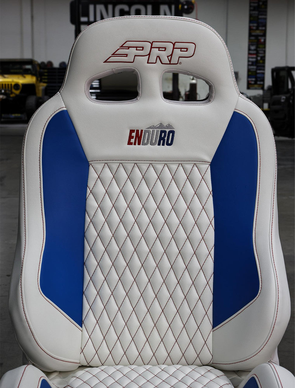 EnduroCrawl Reclining Suspension Seat, Black & Teal Tweed