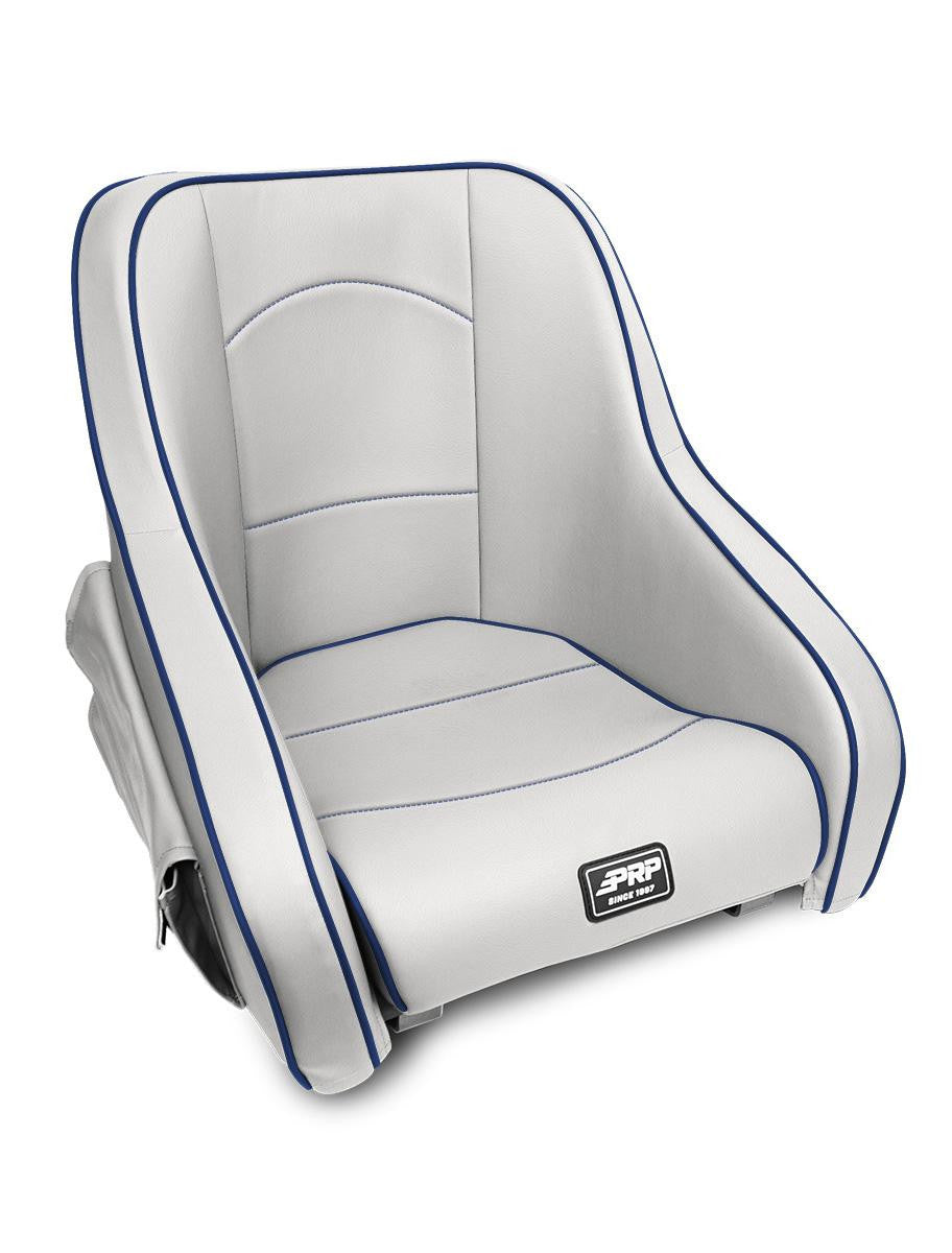 Hydro Classic Boat Seat with Side Pockets, Red
