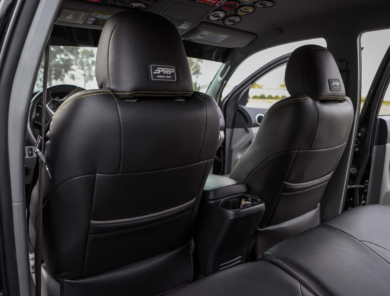 Front Seat Covers for '12-'15 Toyota Tacoma; Fold Flat Edition (Pair)