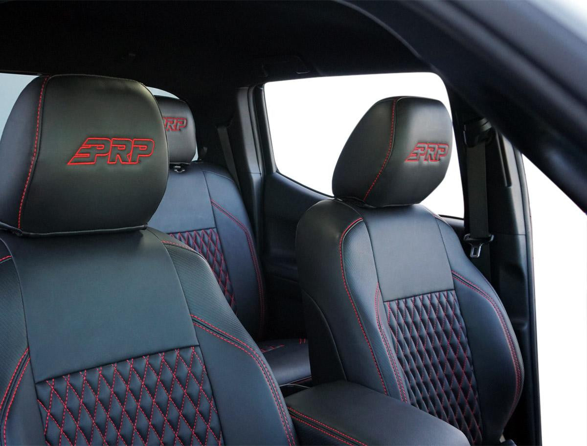 Front Seat Covers for 2016-2023 Toyota Tacoma with Manual Seat Adjusters (Pair) - Custom