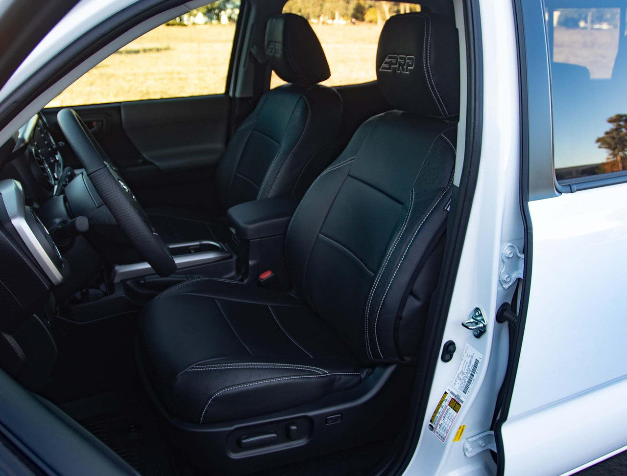 Front Seat Covers for 2016-2023 Toyota Tacoma with Manual Seat Adjusters (Pair) - Custom