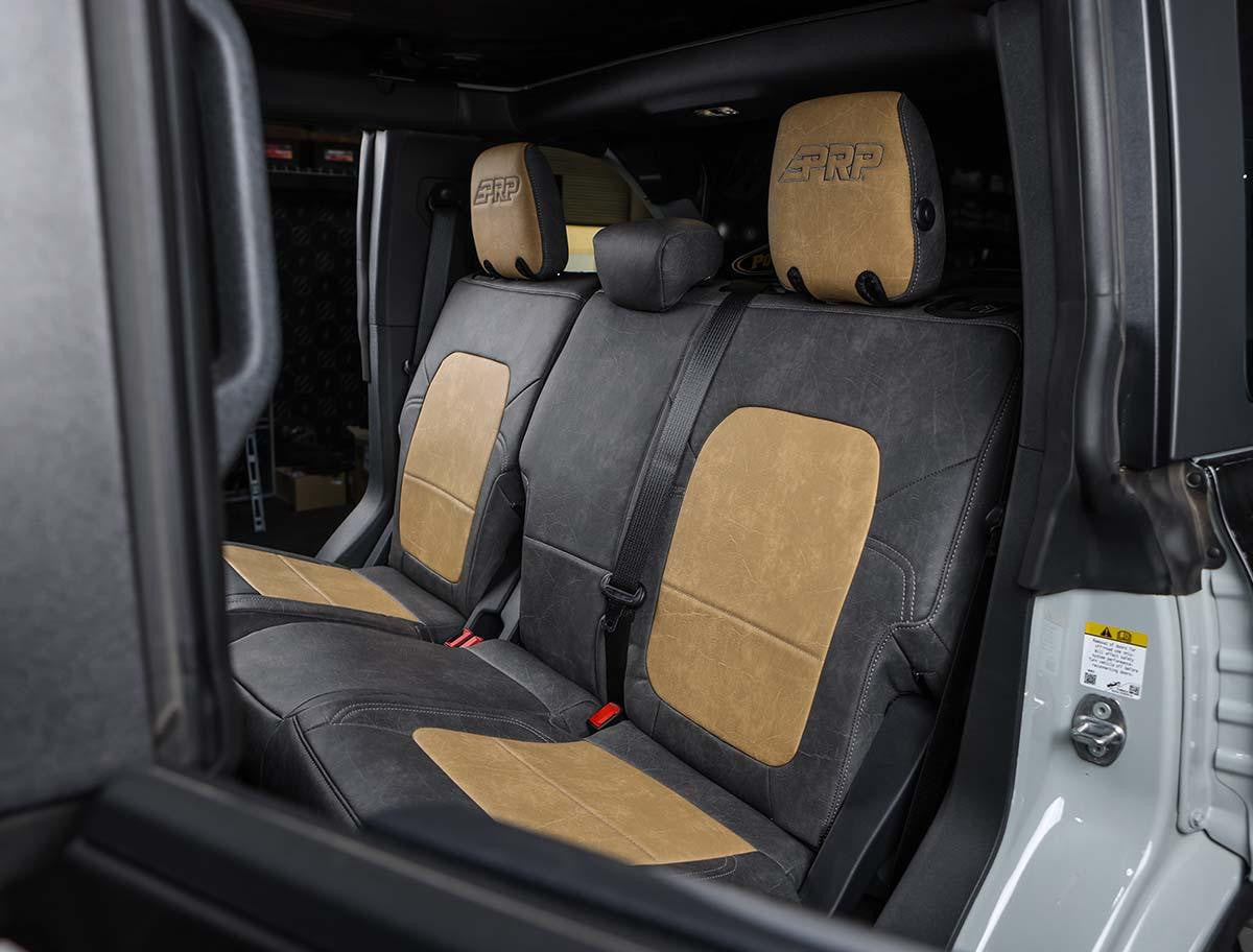 Rear Bench Covers for 2021+ Ford Bronco, 4 Door - Custom