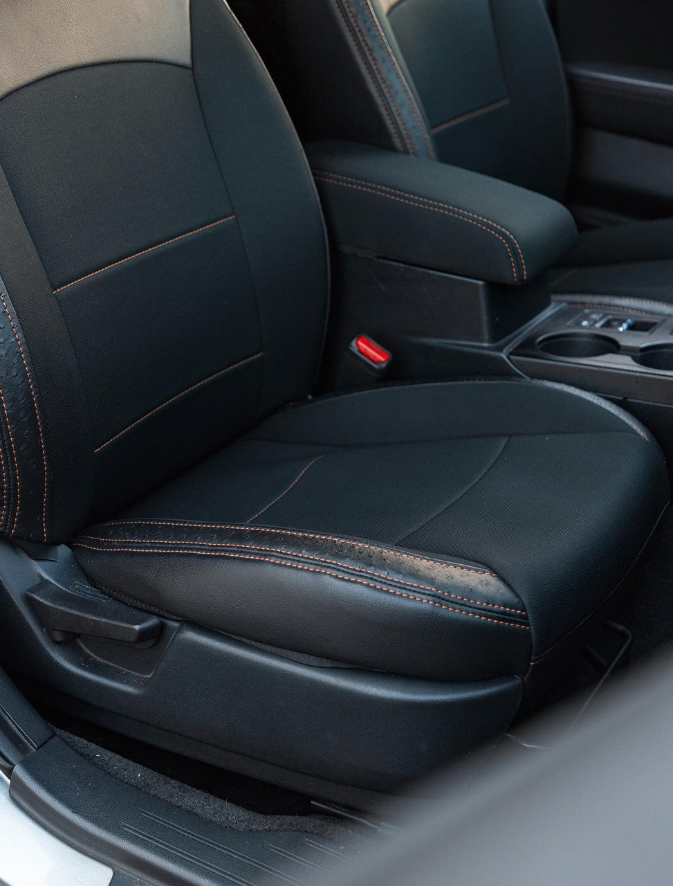 Front Seat Covers for 2015-2020 Subaru Outback (Pair) - All Black