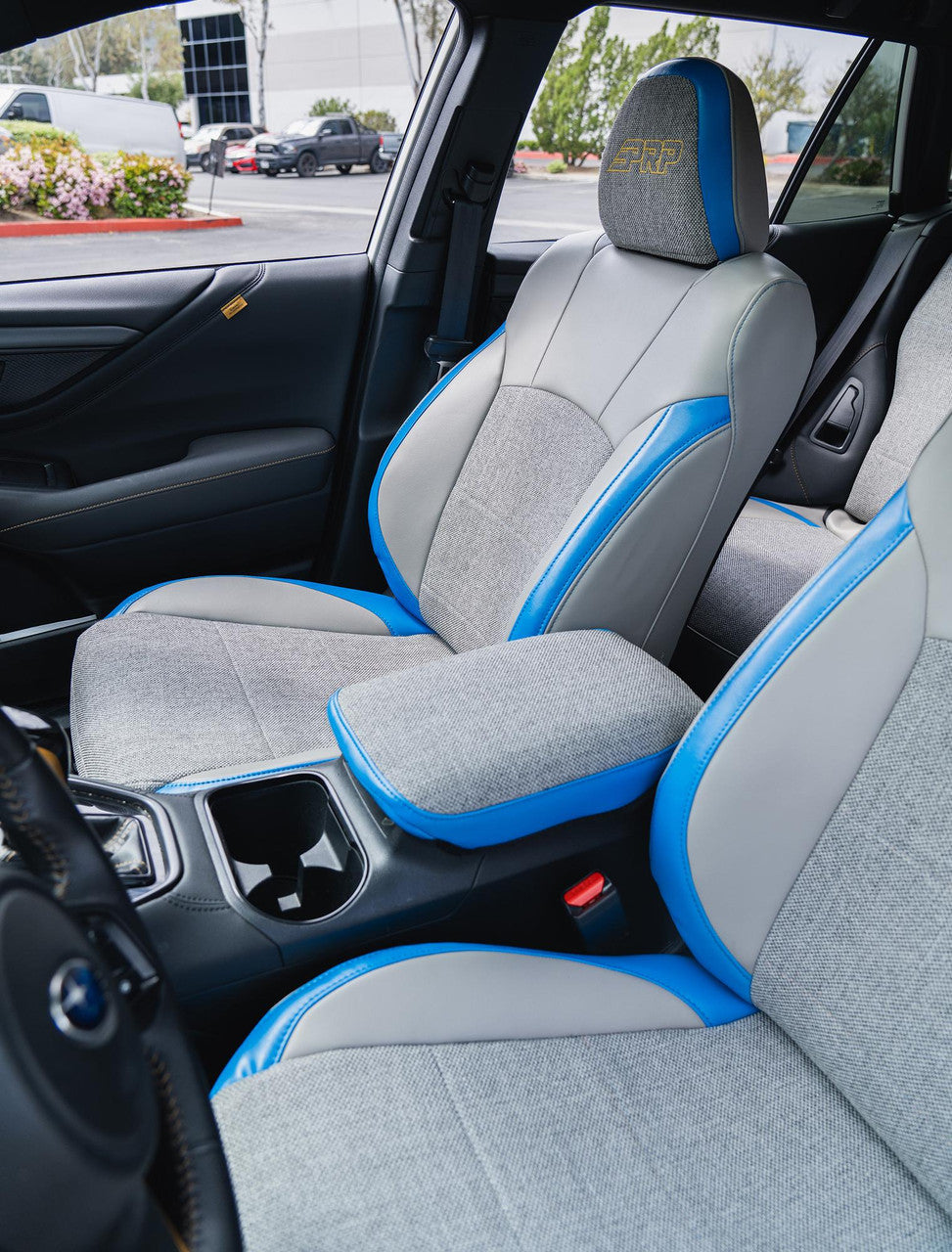 Front Seat Covers for 2021+ Subaru Outback (Pair) - All Black