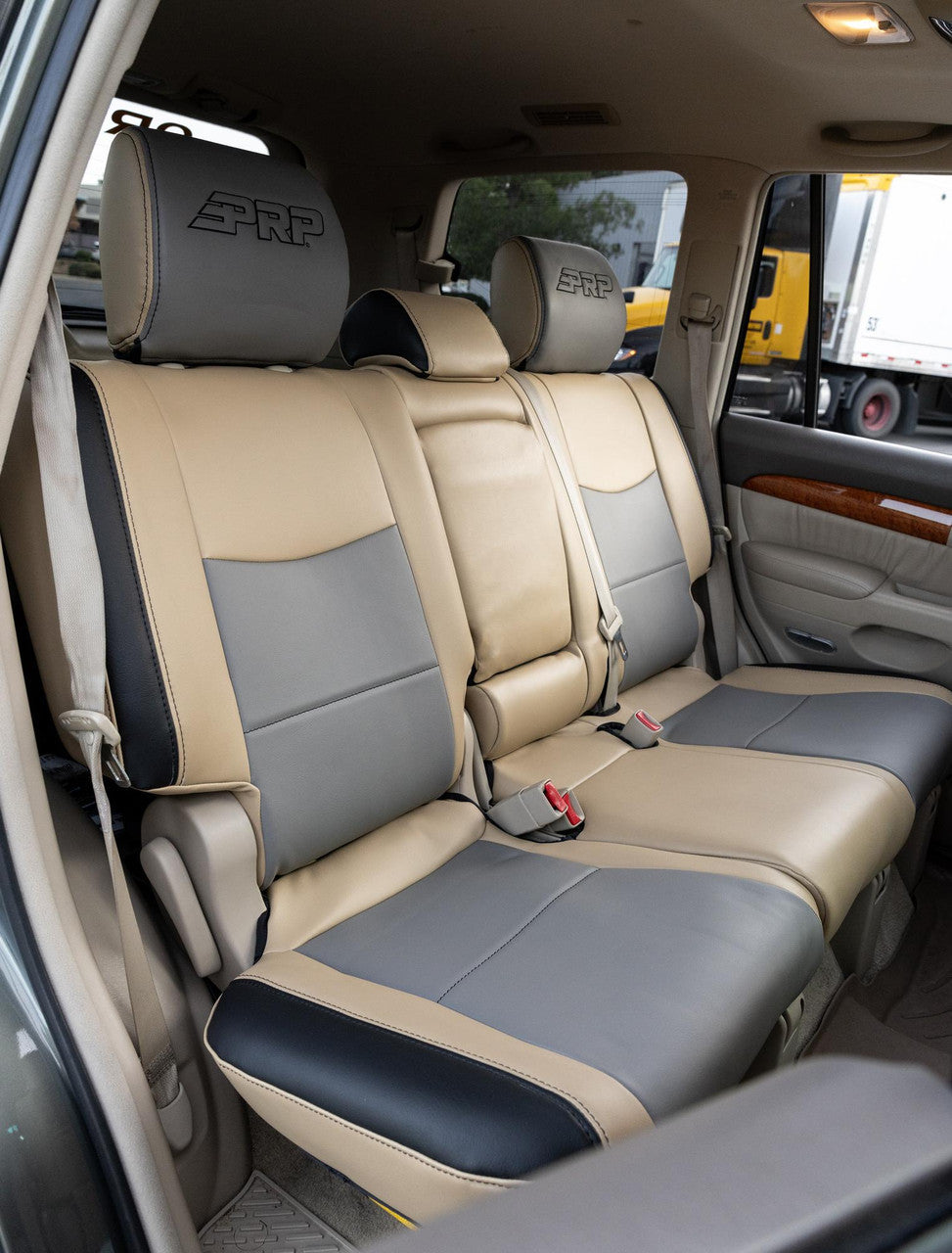 Rear Bench Cover for 2003-2009 Lexus GX470 - Black and