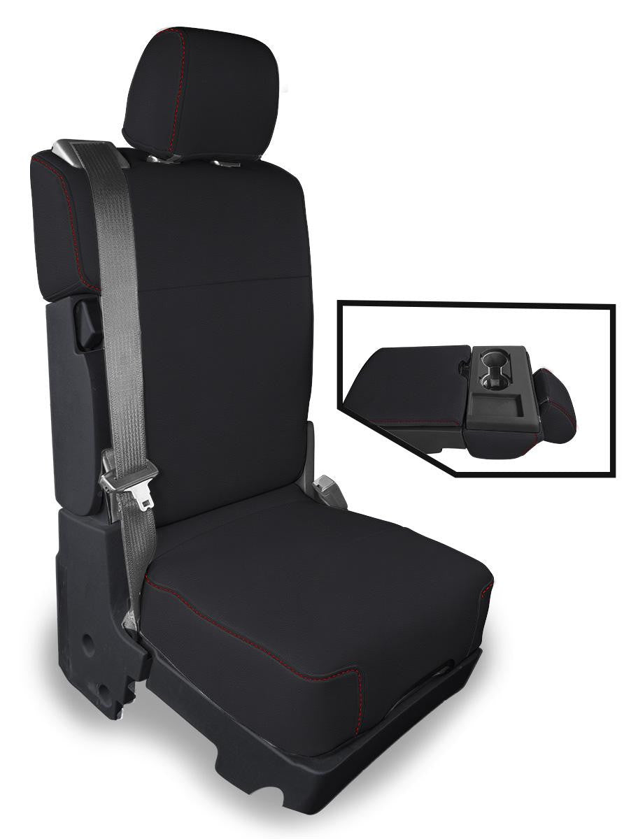 Center Jump Seat Cover w/ Standard Console for 2015+ Ford F150, 2017+ Super Duty