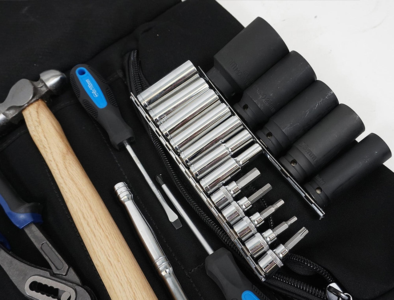 Kawasaki KRX Roll Up Tool Bag with 35pc Tool Kit