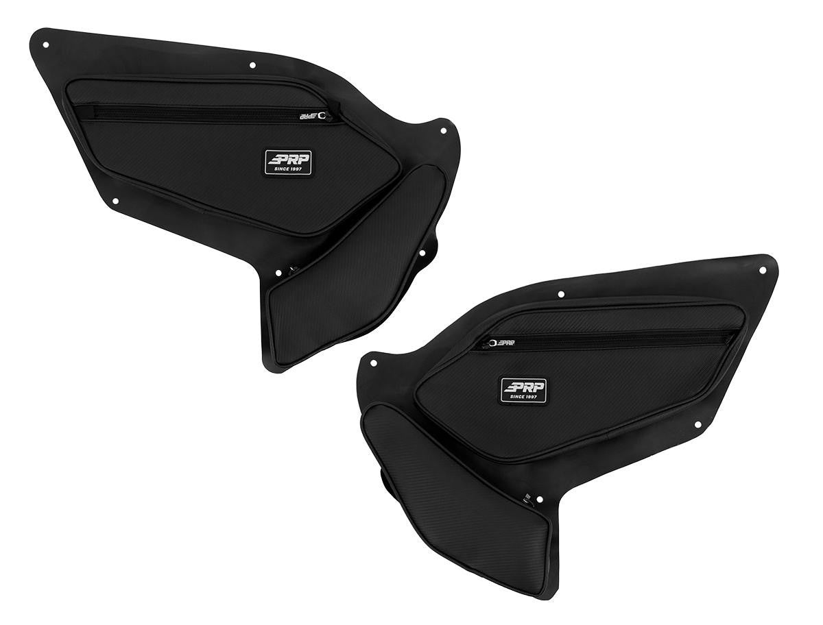 Front Door Bags with Knee Pad for 2020-24 Polaris RZR PRO XP, PRO R, Turbo R (Pair)