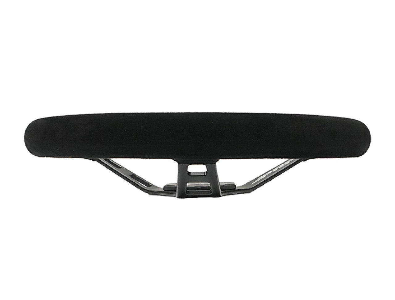 Deep Dish Suede Steering Wheel, Black