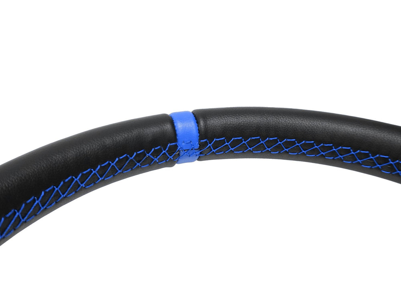 Flat Leather Steering Wheel, Black