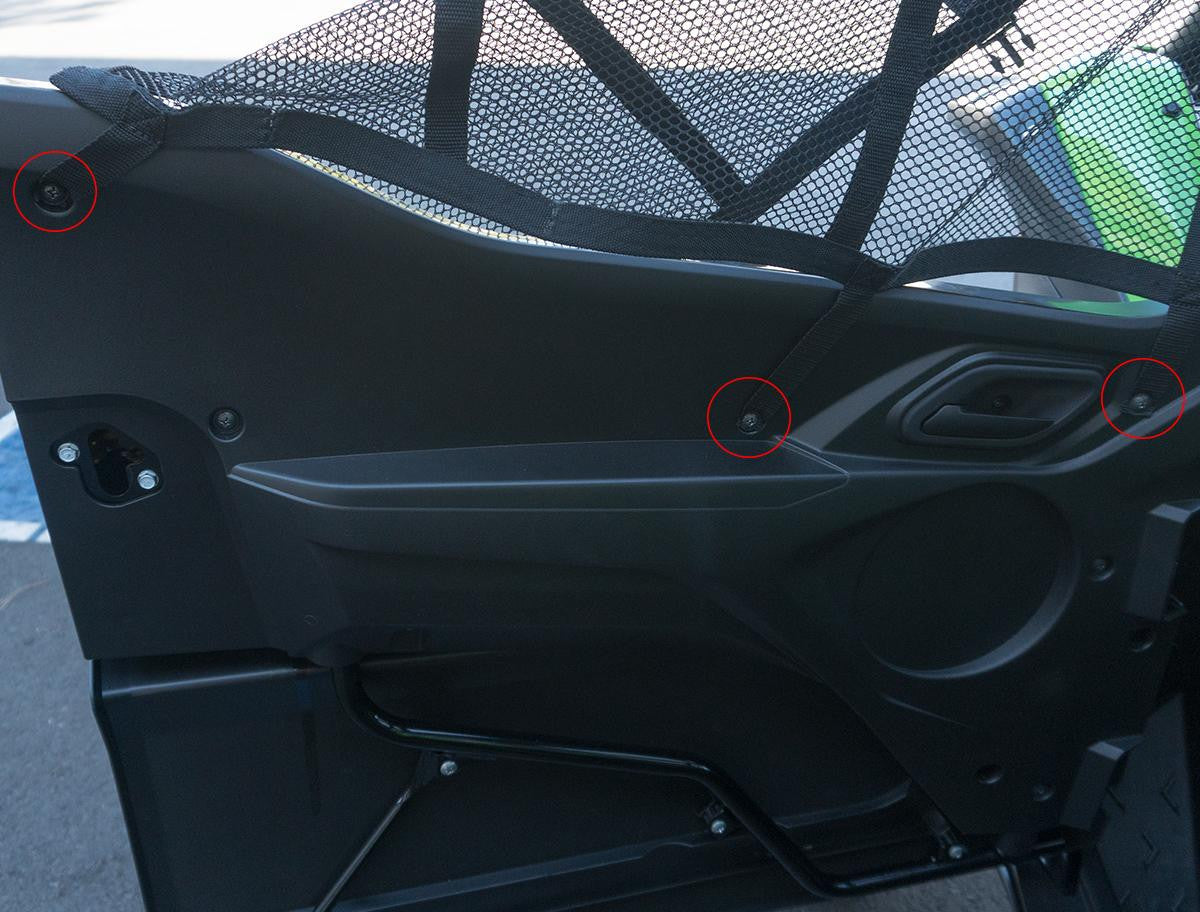 Mesh Window Net Set for Kawasaki KRX & KRX 4 (Front)