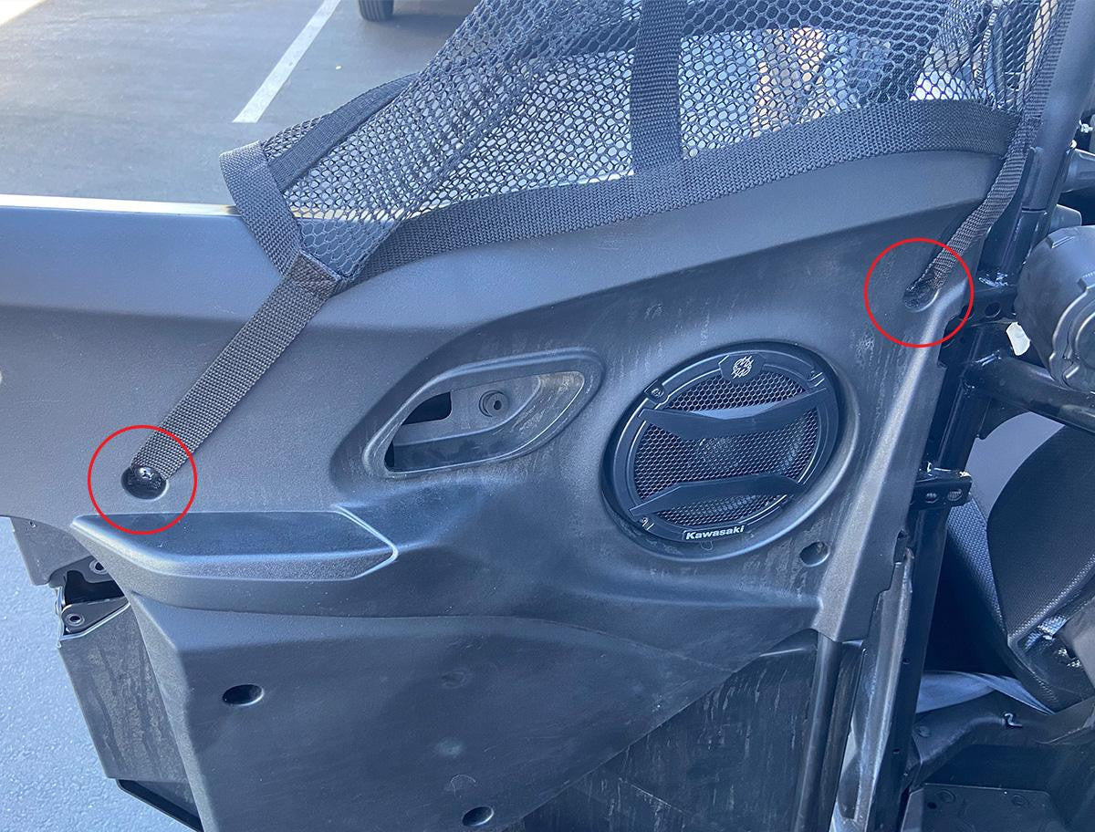 Mesh Window Net Set for Kawasaki KRX & KRX 4 (Front)