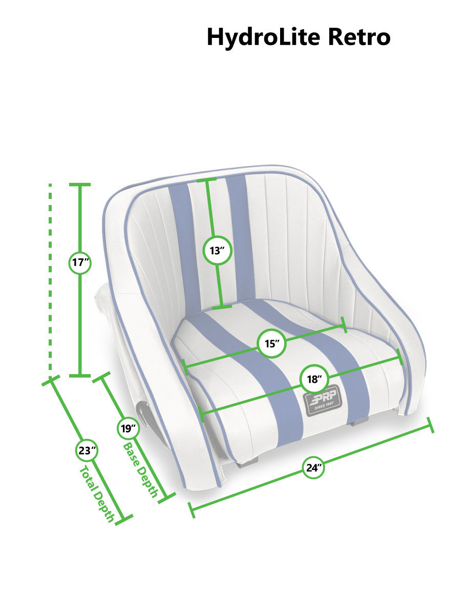 Hydro Lite Retro Boat Seat